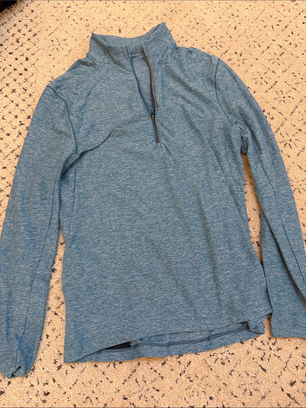 Men's Lululemon blue Quarter-Zip Performance Sweater size XS